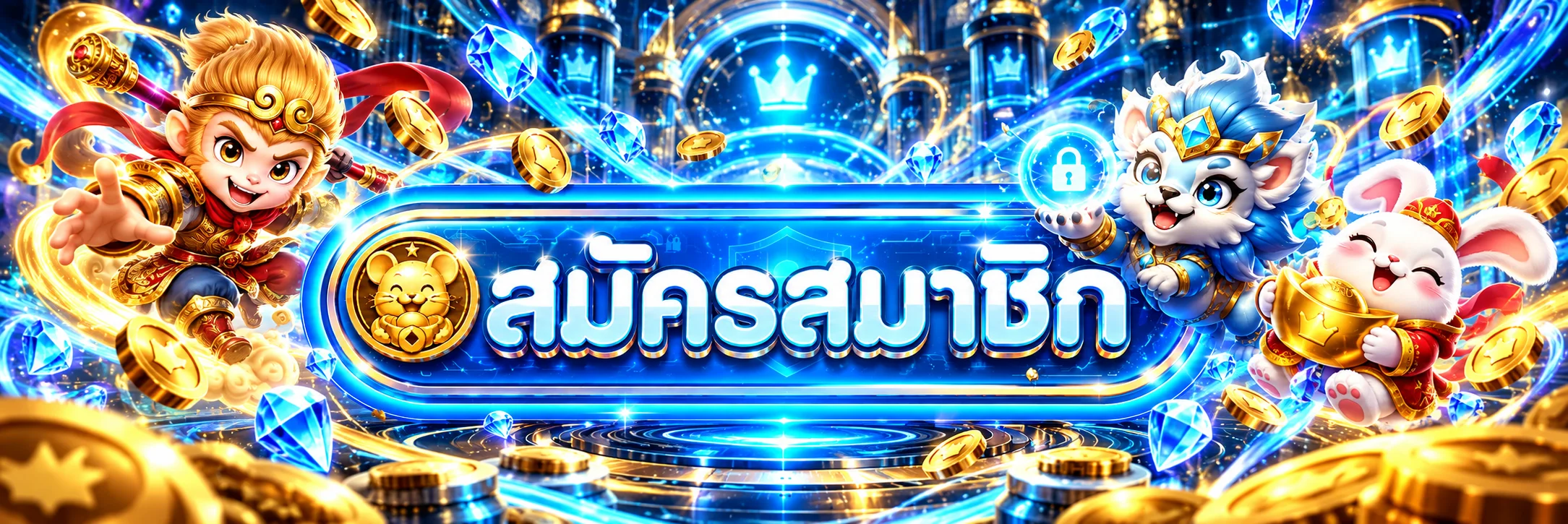 ปุ่มสมัครสมาชิก APAC888 ทางเข้าใหม่ พร้อมตัวละครแฟนตาซี